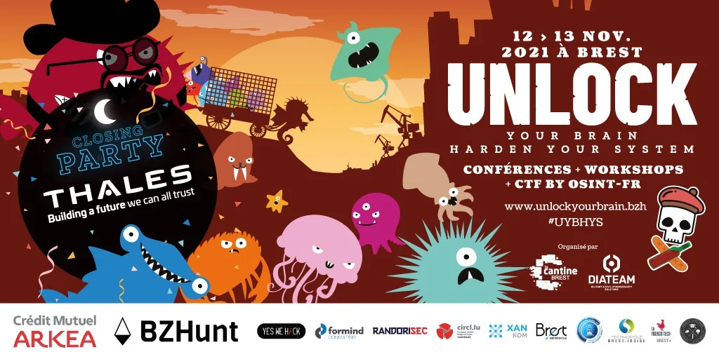 Bannière 6ème édition d'Unlock Your Brain